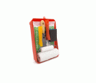 KIT ROD.FIBRA 180+ESPUMA 10cm+VARILLA                           +ESPATULA+TACO LIJA+CUBRE-TODO+CUB.POP.PLANA Ref.3594